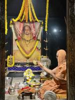 Jalabhisheka and Shodashopachar Puja at HH Shrimat Parijnanashram Swamiji III Sannidhi, Karla (2 March 2025)